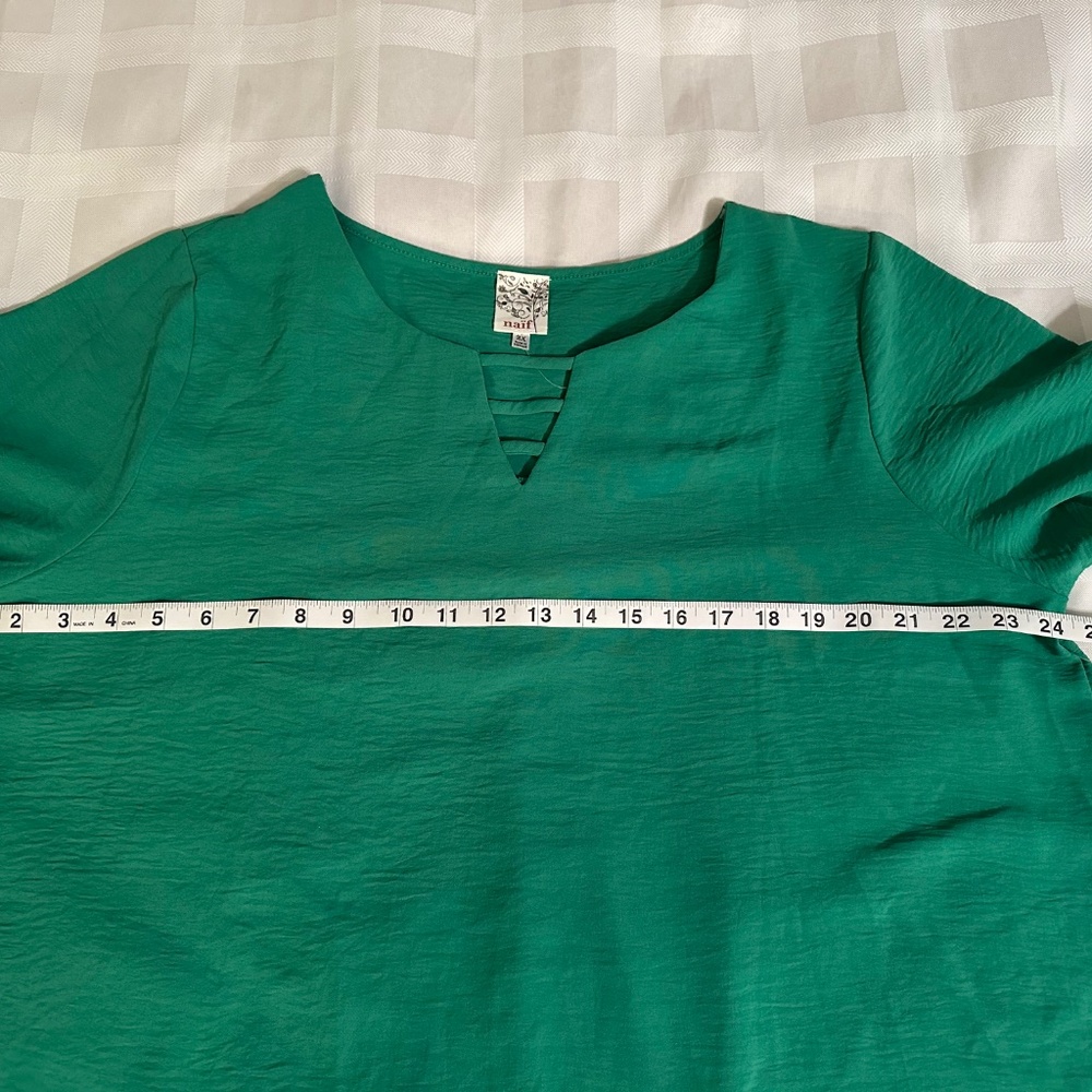 Naïf green blouse - Picture 4 of 8